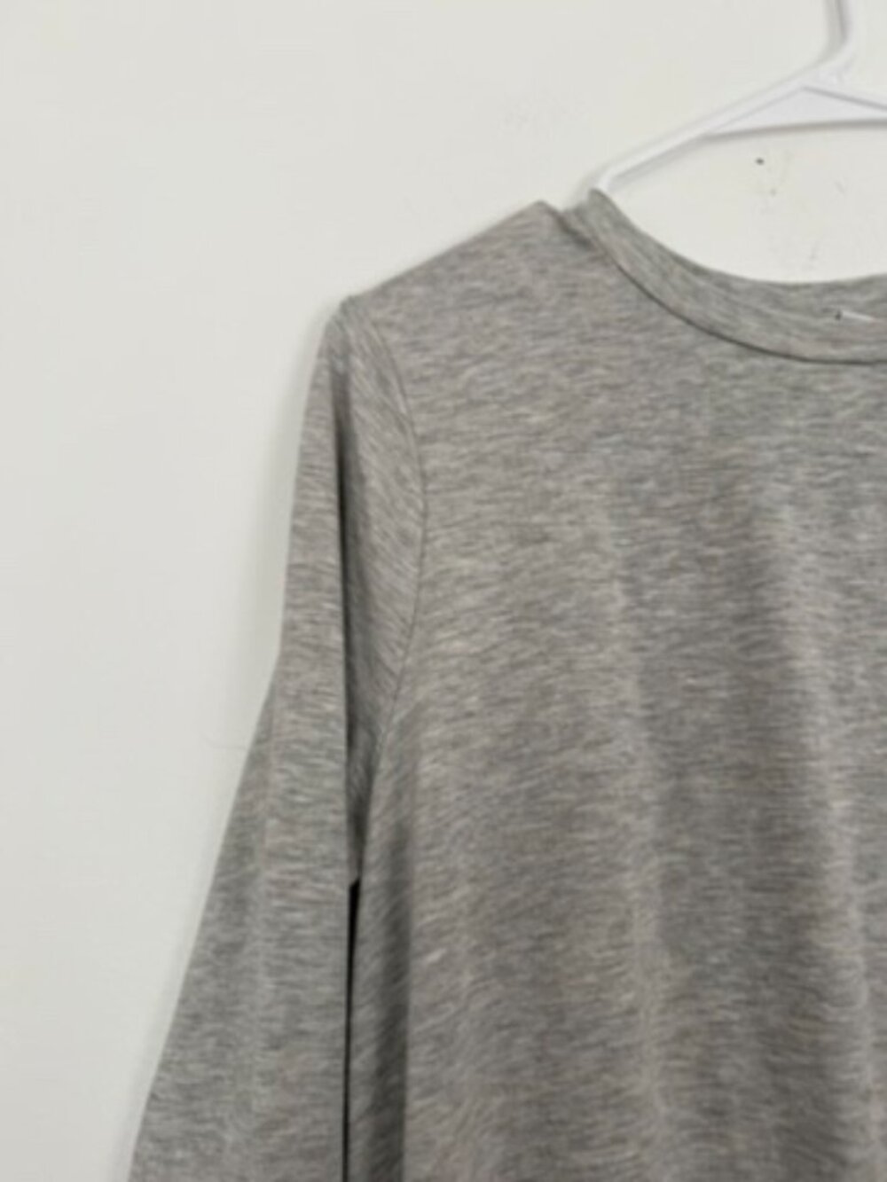 Daily Ritual Gray Long Sleeve Side Slit Tunic Top XL - Picture 7 of 9